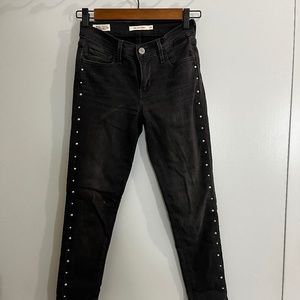 Studded Levi’s 710 Skinny Jeans